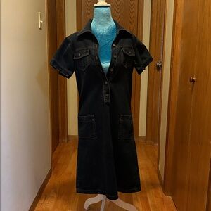 Womens Dark Blue denim dress